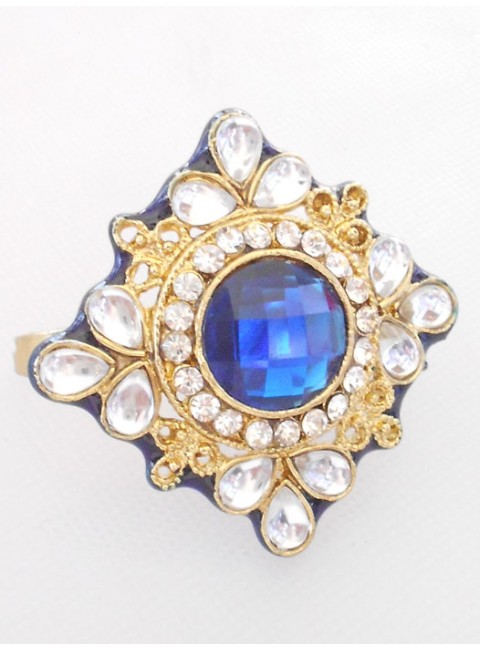 Kundan Finger Ring